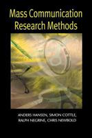 Mass Communication Research Methods 081473572X Book Cover