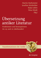 Ubersetzung Antiker Literatur 3110206226 Book Cover