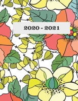 2020-2021: Monthly Planner 2020-2021 Floral 1696455057 Book Cover