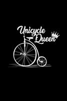 Unicycle Queen: 6x9 Unicycle grid squared paper notebook notes 1671849132 Book Cover