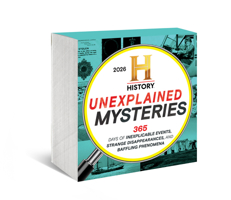2026 History Channel Unexplained Mysteries Boxed Calendar: 365 Days of Inexplicable Events, Strange Disappearances, and Baffling Phenomena (Moments in HISTORY™ Calendars) 1728284074 Book Cover