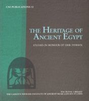 Heritage Ancient Egypt (Carsten Niebuhr Institute Publications) 8772891408 Book Cover