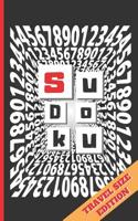 Sudoku: TRAVEL POCKET SIZE EDITION. ANSWER KEYS INCLUDED. Three Difficulty Levels: Easy, Medium and Hard. TONS OF FUN. EASY-TO-READ FONT SUDOKU BOOK. 100 SUDOKU PUZZLES 1074440358 Book Cover