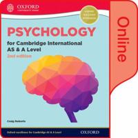 Psychology for Cambridge International as and a Level 2nd Edition: Online Student Book 0198366779 Book Cover