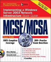 MCSE/MCSA Implementing a Windows Server 2003 Network Infrastructure Study Guide (Exam 70-291) 0072225661 Book Cover
