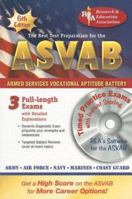 ASVAB w/CD-ROM (REA)-The Best Test Prep (Test Preps) 0738600636 Book Cover