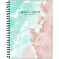 Salty Ocean 2022-23 6.5 X 8.5 Softcover Academic Weekly Planner 1549229435 Book Cover