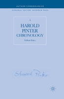 A Harold Pinter Chronology 0230278450 Book Cover