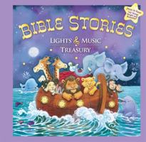 Bible Stories Lights & Music Treasury by Editors of Publications International Ltd. 1412779111 Book Cover