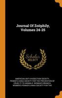 Journal of Zo�phily, Volumes 24-25 0353593257 Book Cover
