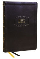 KJV, Center-Column Reference Bible with Apocrypha, Leathersoft, Black, 72,000 Cross-References, Red Letter, Comfort Print: King James Version: King James Version 1400331927 Book Cover