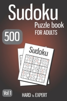 Sudoku Puzzle Book For Adults: Sudoku book with 500 UNIQUE puzzles with solutions for adults -vol. 1- B08PJPQM2M Book Cover