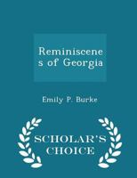 Reminiscenes of Georgia 101891756X Book Cover