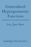 Generalized Hypergeometric Functions 052106483X Book Cover