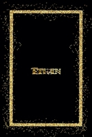 Ethan: Name Ethan Monogram Notebook - 120 Pages - Size 6x9, Soft Cover, Matte Finish- Gold Confetti Glitter Monogram Blank Lined Note Book, Writing Pad, Journal or Diary Kids, Girls Men & Women 1660325595 Book Cover