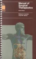 Manual Of Surgical Therapeutics 0316152838 Book Cover