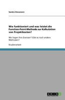 Wie funktioniert und was leistet die Function-Point-Methode zur Kalkulation von Projektkosten? : Wo liegen ihre Grenzen? Gibt es noch andere Methoden? 3640844033 Book Cover