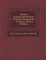 Humes Erkenntnistheorie Kritisch Dargestellt 1293095060 Book Cover