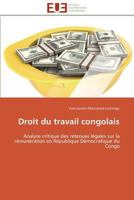 Droit du Travail Congolais 3841795692 Book Cover