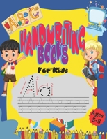HANDWRITING BOOKS for kids ages 5-8: Printing workbook for Grades 1, 2 & 3, Learn to Trace Alphabet Letters and Numbers 1-100, fun games B09T61TL2T Book Cover