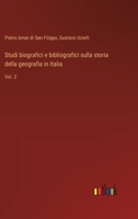 Studi biografici e bibliografici sulla storia della geografia in Italia: Vol. 2 (Italian Edition) 336871421X Book Cover