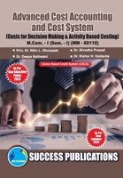 Costs for Decision Making & Activity Based Costing, First Year, M.Com, Sem-I-English 8119180453 Book Cover