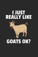 Ziege Notizbuch: Ziege Notizbuch f�r Liebhaber / Notizheft / Notizblock A5 (6x9in) Dotted Notebook / Punkteraster / 120 gepunktete Seiten 1673743161 Book Cover