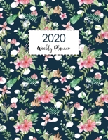 2020 Weekly Planner: Daily Schedule with To Do List Habit Tracker Gratitude 12 Months Calendar Jan 1, 2020 to Dec 31, 2020 Watercolor Floral Flower Cover 1675167869 Book Cover