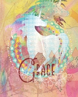 Grace: Colorful Rainbow Unicorn - 100 Pages 8"X10" Girl's Composition Wide Ruled Notebook 1689762748 Book Cover