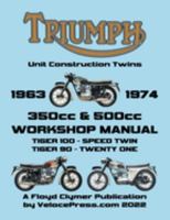 TRIUMPH 350cc & 500cc UNIT CONSTRUCTION TWINS 1963-1974 WORKSHOP MANUAL 1588502678 Book Cover