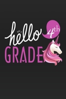 Hello 4th Grade: Unicorn School primary composition notebook for kids Wide Ruled copy book for elementary kids school supplies student teacher daily creative writing journal 1674727143 Book Cover