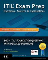 ITIL Exam Prep Questions, Answers, & Explanations 1718874537 Book Cover