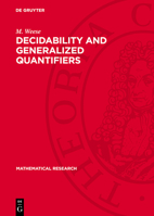Decidability and Generalized Quantifiers 3112746503 Book Cover