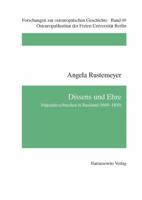 Dissens Und Ehre: Majestatsverbrechen in Russland (1600-1800) 3447054573 Book Cover