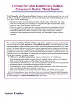 Fitness for Life: Elementary School Classroom Guide: Third Grade 073608603X Book Cover