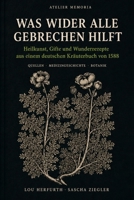 Was wider alle Gebrechen hilft: Heilkunst, Gifte und Wunderrezepte aus einem deutschen Kräuterbuch von 1588 (German Edition) B0HDG5SZSR Book Cover