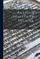 An Editor's Essays of Two Decades. -- 1015037135 Book Cover