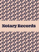 Notary Journal: Notarial Public Record Log Book - Over 300 entries (Pink) 8.5 x 11 168516059X Book Cover