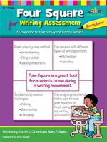 Four Square for Writing Assessment - Secondary 1429118202 Book Cover