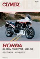 Honda 700-1000 Cc Interceptor, 1983-1985 (Clymer Motorcycle Repair Series) 0892875194 Book Cover