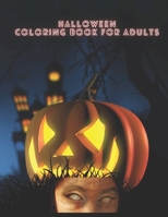 Halloween Coloring Book for Adults: 25 HORROR Designs to Color in large size B08LNQ2CLK Book Cover