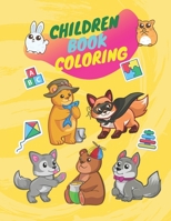 Children book coloring: Color animals book B08BF44LYV Book Cover