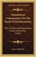 Homiletical Commentary on the Book of Deuteronomy 1164942069 Book Cover