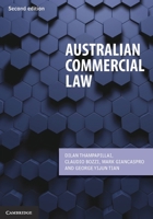 Australian Commercial Law 1108728499 Book Cover