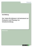 Der Index Fur Inklusion' ALS Instrument Zur Evaluation Und Planung Von Schulentwicklung 3958202101 Book Cover