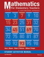 Mathematics for Elementary Teachers: A Contemporary Approach--Student Activities Manual 1118679040 Book Cover