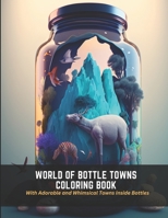 World of Bottle Towns Coloring Book: With Adorable and Whimsical Towns Inside Bottles B0C2S71SK4 Book Cover