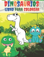 Dinosaurios Libro Para Colorear: 50 Páginas de Colorear Dinosaurios Completamente Únicas para Niños de 4 a 8 Años - Gran Regalo para los Amantes de los Dinosaurios Niños y Niñas B08L47RZG7 Book Cover
