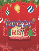 Merry Christmas coloring book: An Adult Coloring Book with Fun, Easy, and Relaxing Designs Paperback 1709990201 Book Cover