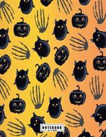 Notebook: Halloween collection cover and Dot Graph Line Sketch pages, Extra large (8.5 x 11) inches, 110 pages, White paper, Sketch, Draw and Paint 1724421034 Book Cover